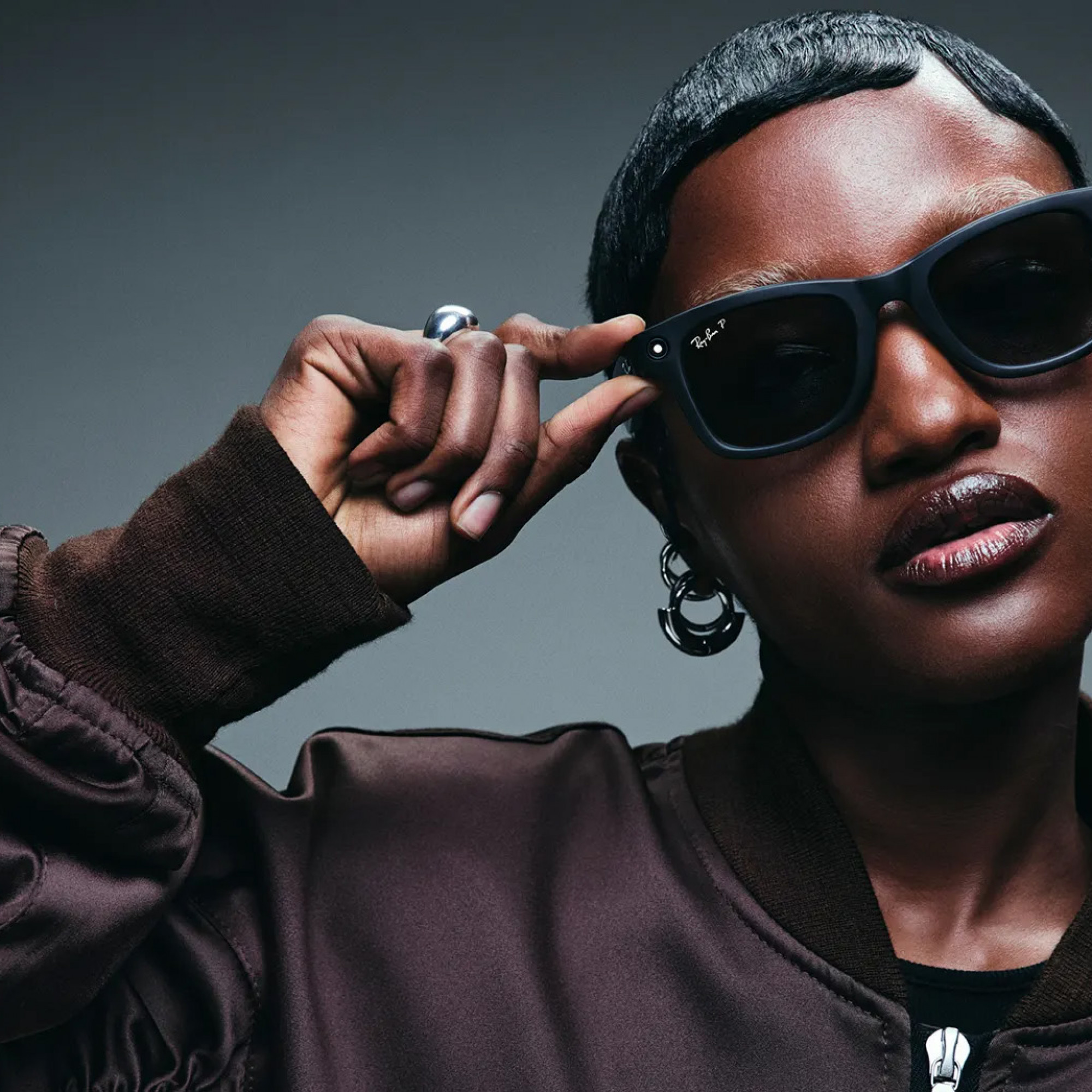 Смарт-очки Ray-Ban Meta Wayfarer (Gen 2) Matte Black, Lens color :Gradient Graphite